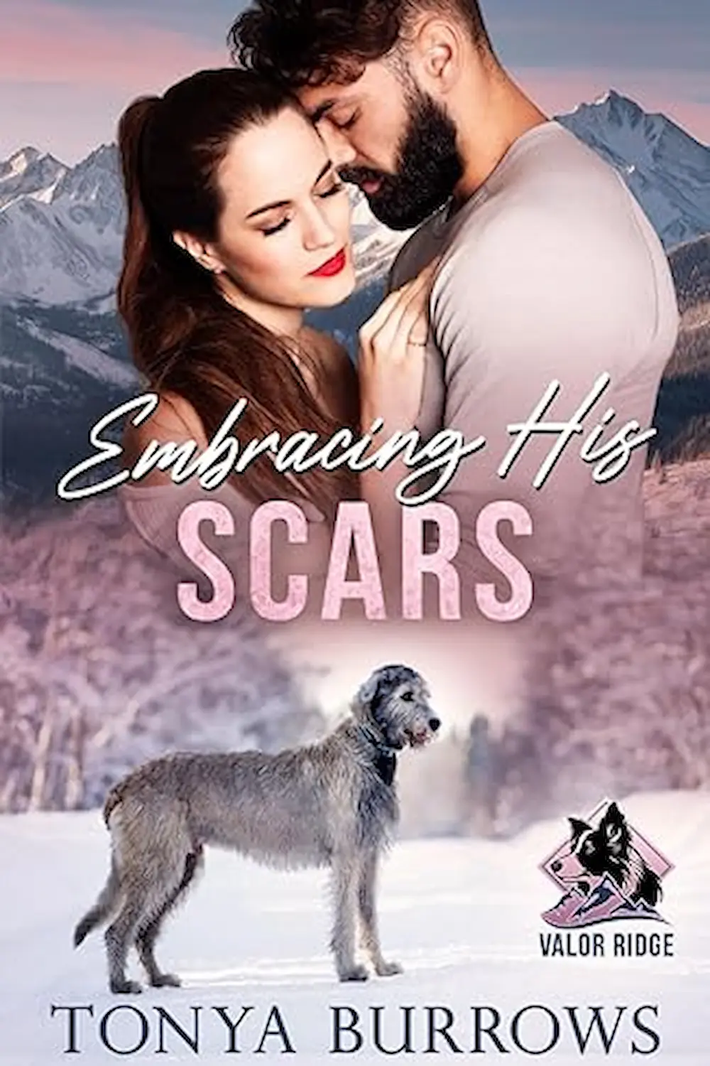 Coperta Embracing his scars de Tonya Burrows