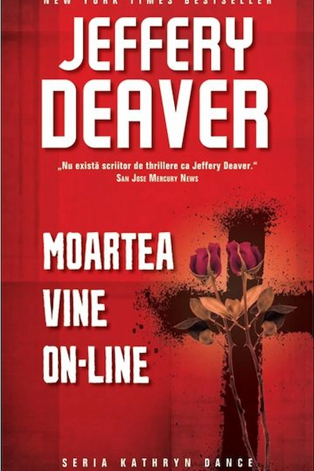 Coperta Moartea vine on-line de Jeffery Deaver