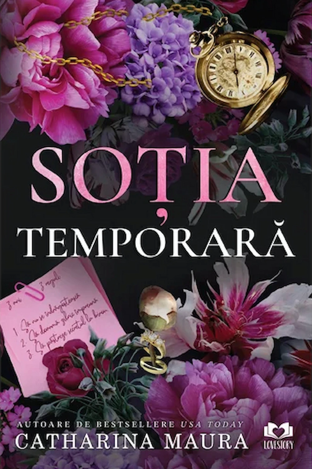 Coperta Soția temporară de Catharina Maura